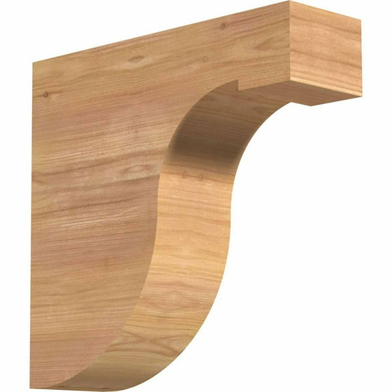 3 1/2"W x 12"H x 12"L Del Monte Smooth Rafter Tail, Western Red Cedar