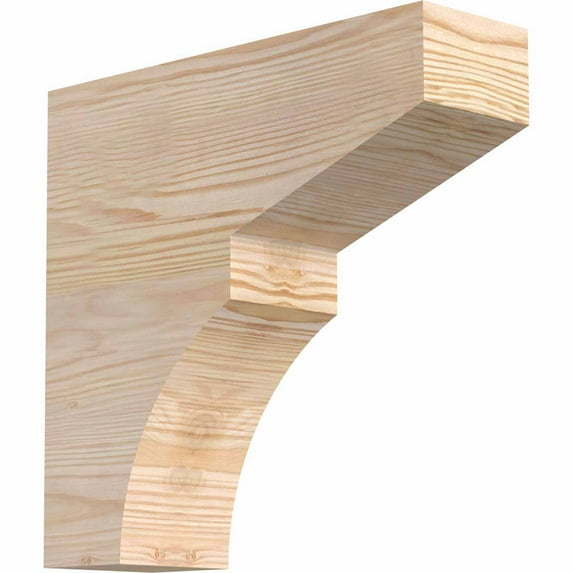 3 1/2"W x 12"H x 12"L Monterey Smooth Rafter Tail, Douglas Fir