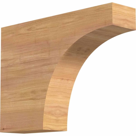 3 1/2"W x 12"H x 16"L Huntington Smooth Rafter Tail, Western Red Cedar