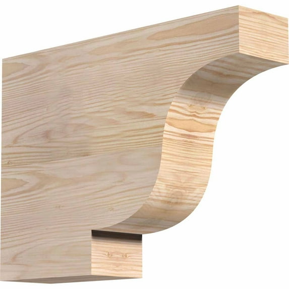 3 1/2"W x 12"H x 16"L Newport Smooth Rafter Tail, Douglas Fir