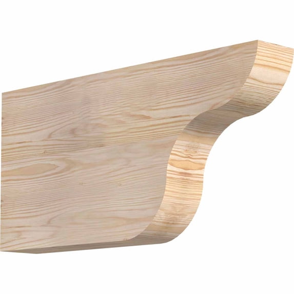 3 1/2"W x 12"H x 24"L Carmel Smooth Rafter Tail, Douglas Fir