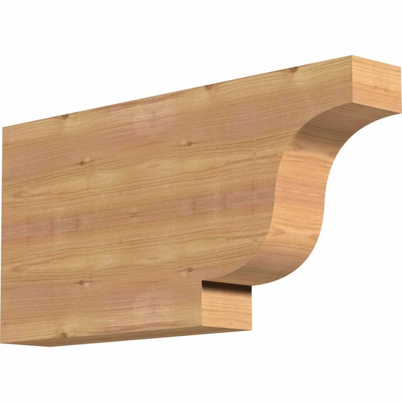 3 1/2"W x 12"H x 24"L Newport Smooth Rafter Tail, Western Red Cedar