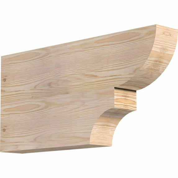 3 1/2"W x 12"H x 24"L Ridgewood Smooth Rafter Tail, Douglas Fir