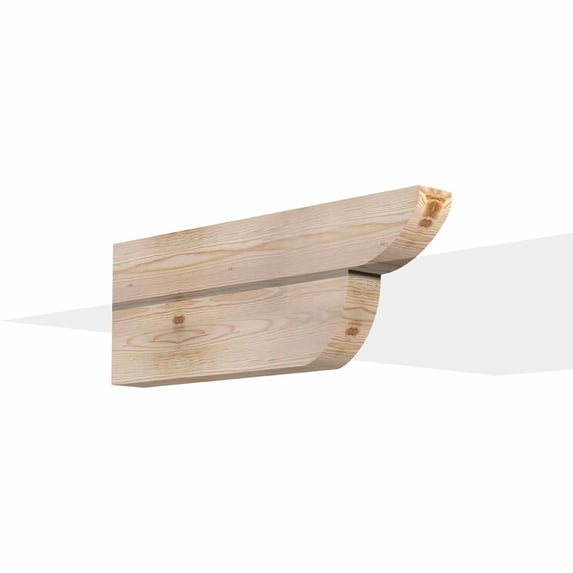 3 1/2"W x 12"H x 32"L Crestline Smooth Rafter Tail, Douglas Fir