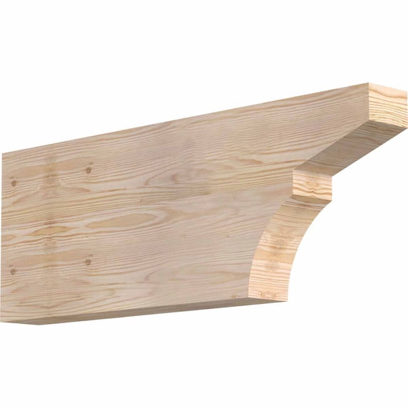 3 1/2"W x 12"H x 32"L Monterey Smooth Rafter Tail, Douglas Fir