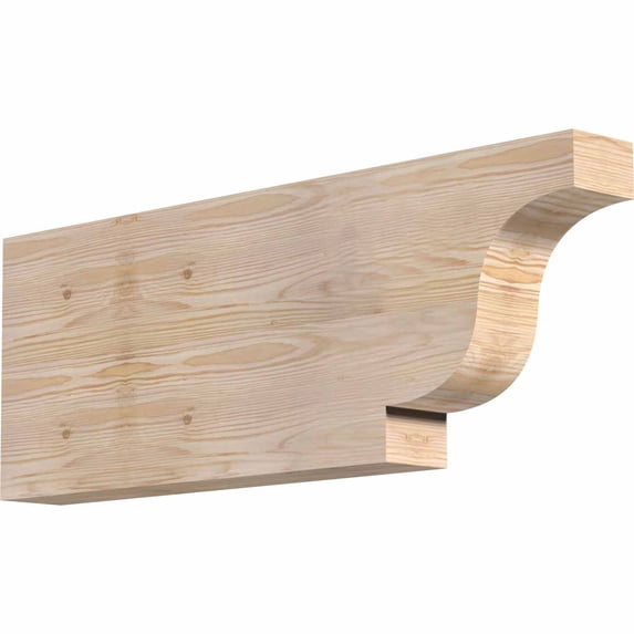3 1/2"W x 12"H x 32"L Newport Smooth Rafter Tail, Douglas Fir