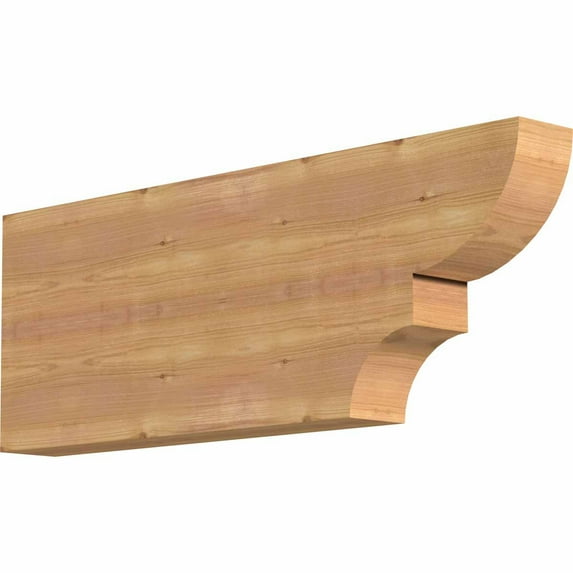 3 1/2"W x 12"H x 32"L Ridgewood Smooth Rafter Tail, Western Red Cedar