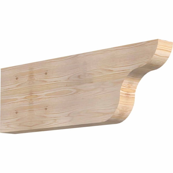 3 1/2"W x 12"H x 36"L Carmel Smooth Rafter Tail, Douglas Fir