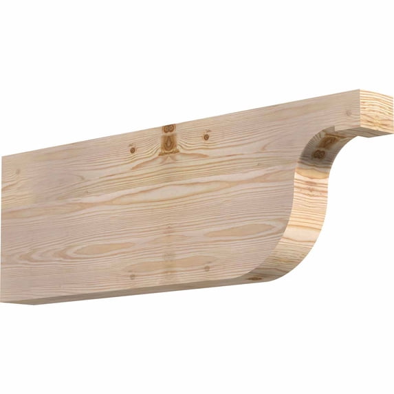 3 1/2"W x 12"H x 36"L Del Monte Smooth Rafter Tail, Douglas Fir