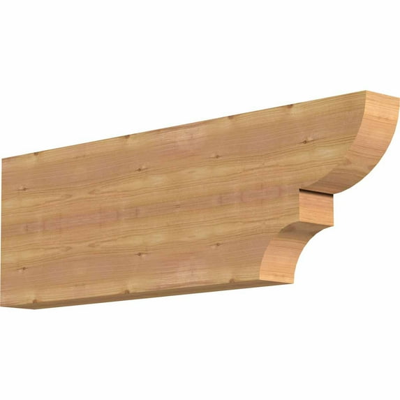 3 1/2"W x 12"H x 36"L Ridgewood Smooth Rafter Tail, Western Red Cedar