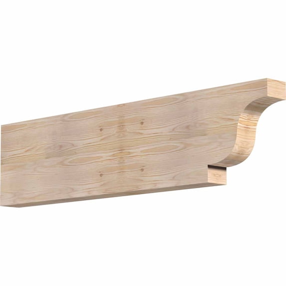 3 1/2"W x 12"H x 48"L Newport Smooth Rafter Tail, Douglas Fir