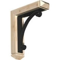 thumbnail image 1 of 3 1/2"W x 14"D x 16"H Legacy Arts & Crafts Ironcrest Smooth Bracket, Douglas Fir (2"W x 10"D x 12"H Iron Bracket), 1 of 5