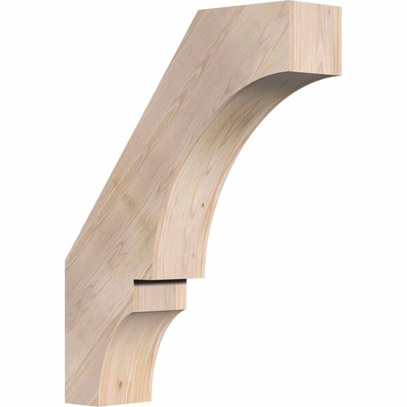 3 1/2"W x 14"D x 18"H Balboa Smooth Knee Brace, Douglas Fir
