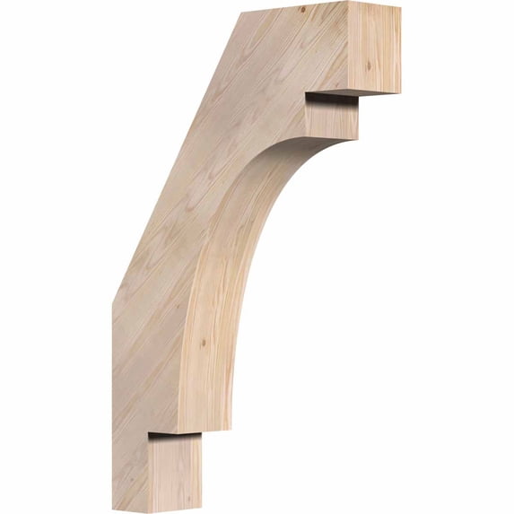 3 1/2"W x 14"D x 22"H Merced Smooth Brace, Douglas Fir