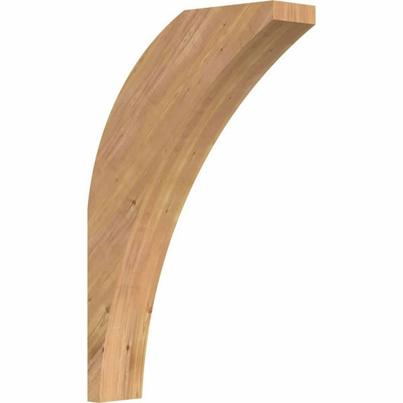 3 1/2"W x 14"D x 22"H Thorton Smooth Brace, Western Red Cedar