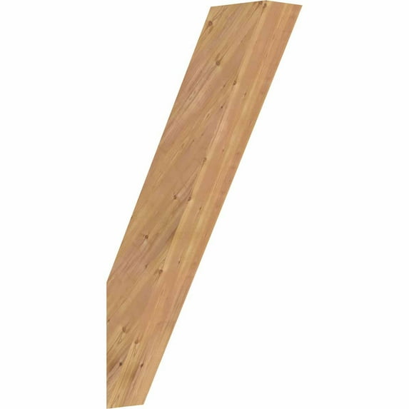 3 1/2"W x 14"D x 26"H Traditional Smooth Knee Brace, Western Red Cedar