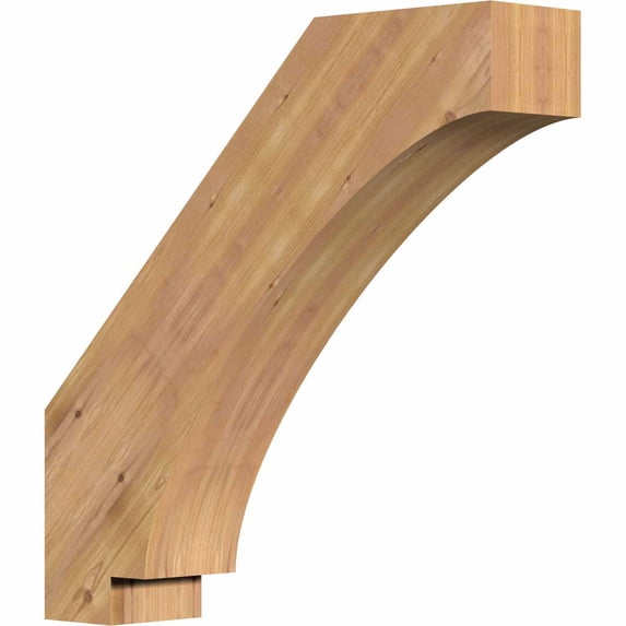 3 1/2"W x 16"D x 16"H Imperial Smooth Brace, Western Red Cedar