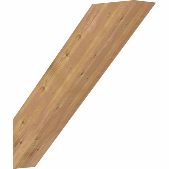 3 1/2"W x 18"D x 18"H Traditional Smooth Brace, Western Red Cedar