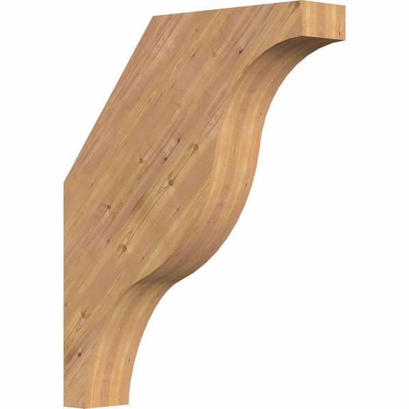3 1/2"W x 18"D x 22"H Funston Smooth Brace, Western Red Cedar