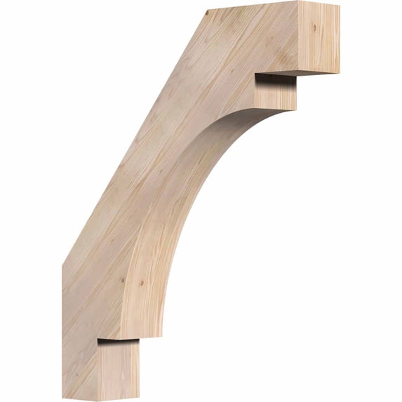 3 1/2"W x 18"D x 22"H Merced Smooth Brace, Douglas Fir