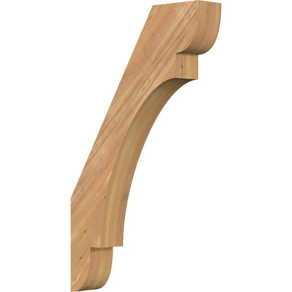 3 1/2"W x 18"D x 30"H Olympic Smooth Knee Brace, Western Red Cedar