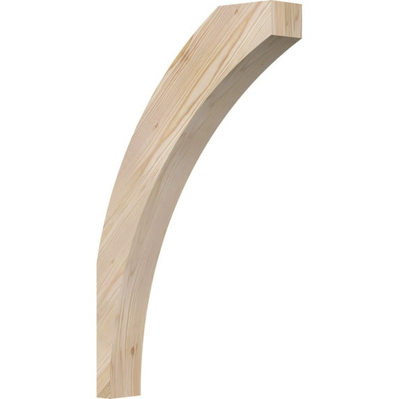 3 1/2"W x 18"D x 30"H Thorton Smooth Knee Brace, Douglas Fir