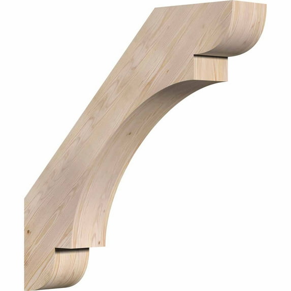 3 1/2"W x 20"D x 20"H Olympic Smooth Brace, Douglas Fir