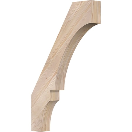 3 1/2"W x 20"D x 32"H Balboa Smooth Knee Brace, Douglas Fir