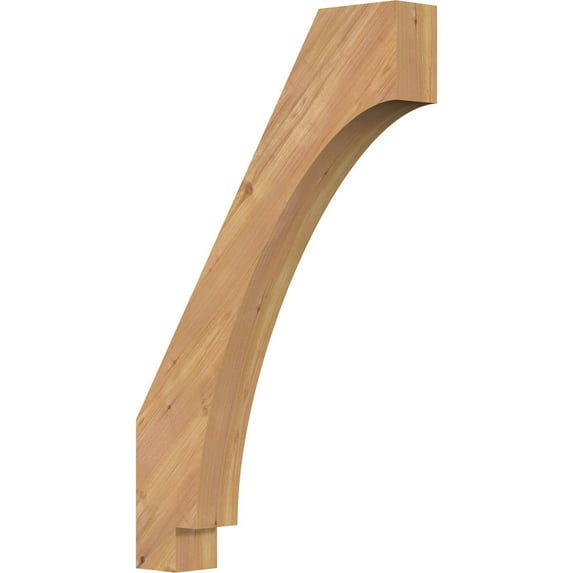 3 1/2"W x 20"D x 32"H Imperial Smooth Knee Brace, Western Red Cedar