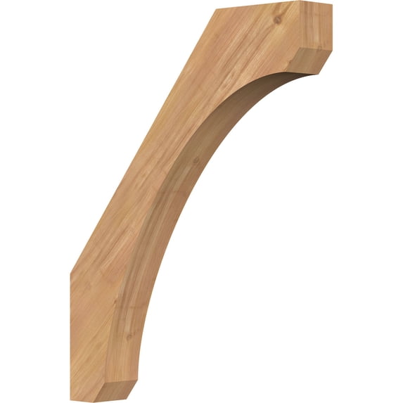 3 1/2"W x 22"D x 28"H Legacy Smooth Knee Brace, Western Red Cedar