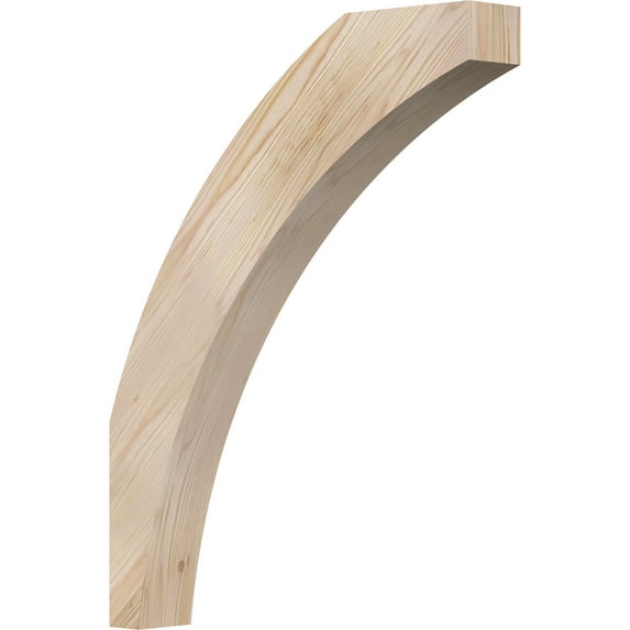 3 1/2"W x 22"D x 28"H Thorton Smooth Knee Brace, Douglas Fir