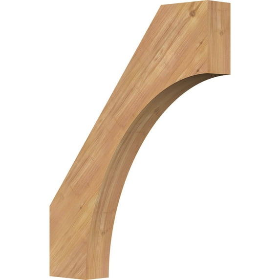 3 1/2"W x 22"D x 28"H Westlake Smooth Knee Brace, Western Red Cedar