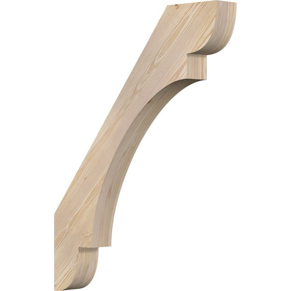 3 1/2"W x 26"D x 34"H Olympic Smooth Knee Brace, Douglas Fir