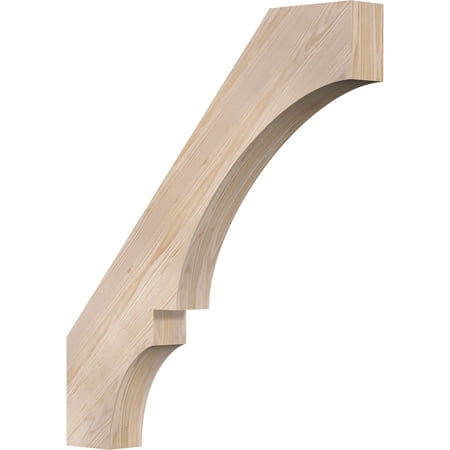 3 1/2"W x 28"D x 32"H Balboa Smooth Knee Brace, Douglas Fir