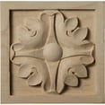 thumbnail image 1 of 3 1/2"W x 3 1/2"H x 3/4"P Medium Edinburgh Square Rosette, Cherry, 1 of 15
