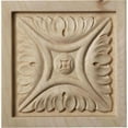 thumbnail image 1 of 3 1/2"W x 3 1/2"H x 3/4"P Medium Middlesbrough Square Rosette, Maple, 1 of 15