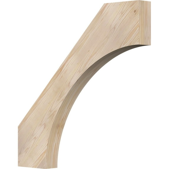 3 1/2"W x 32"D x 32"H Westlake Smooth Knee Brace, Douglas Fir