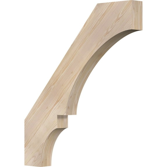 3 1/2"W x 32"D x 36"H Balboa Smooth Knee Brace, Douglas Fir