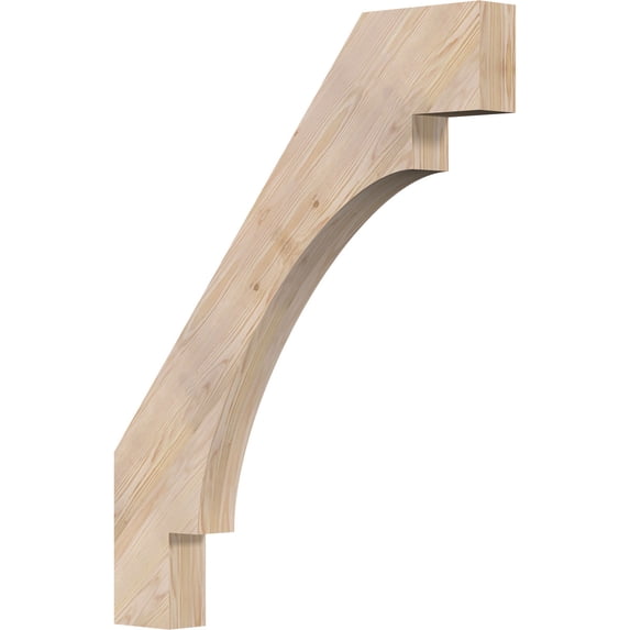 3 1/2"W x 32"D x 40"H Merced Smooth Knee Brace, Douglas Fir