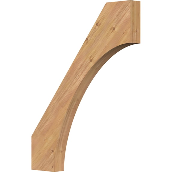 3 1/2"W x 32"D x 40"H Westlake Smooth Knee Brace, Western Red Cedar