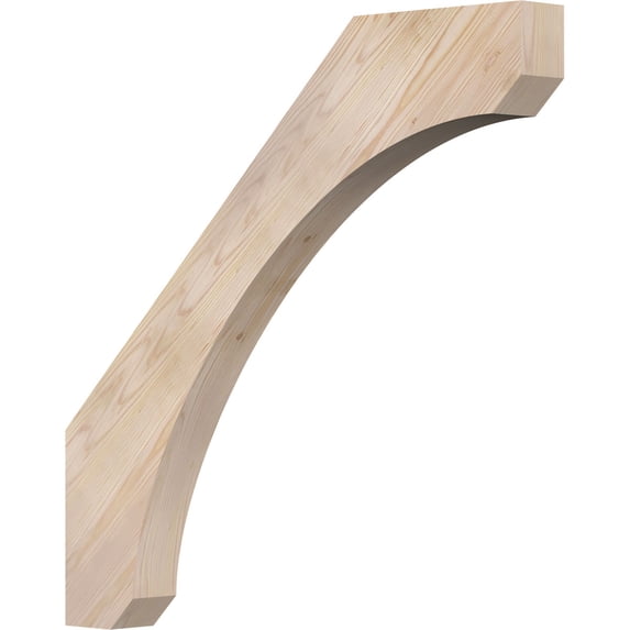 3 1/2"W x 34"D x 34"H Legacy Smooth Knee Brace, Douglas Fir