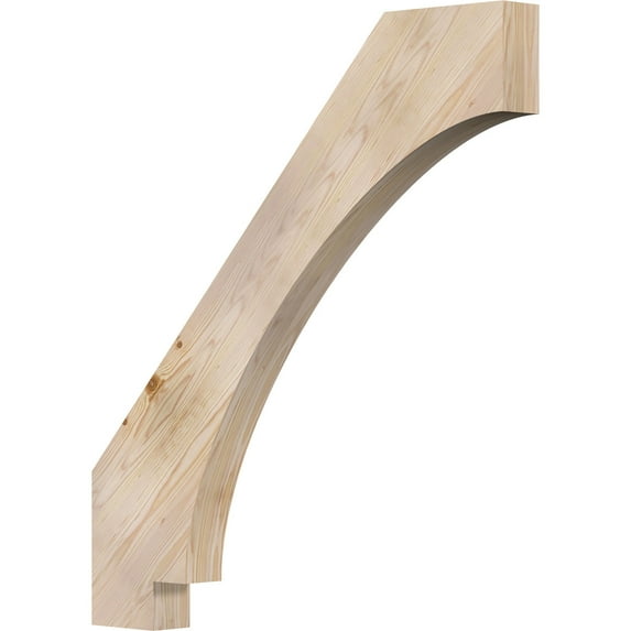 3 1/2"W x 36"D x 40"H Imperial Smooth Knee Brace, Douglas Fir