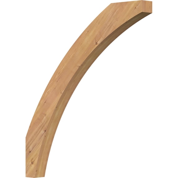 3 1/2"W x 36"D x 40"H Thorton Smooth Knee Brace, Western Red Cedar