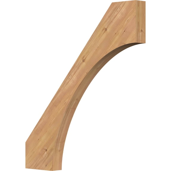 3 1/2"W x 36"D x 40"H Westlake Smooth Knee Brace, Western Red Cedar