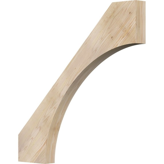 3 1/2"W x 38"D x 38"H Westlake Smooth Knee Brace, Douglas Fir