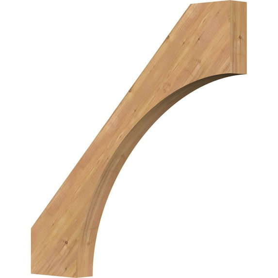 3 1/2"W x 38"D x 38"H Westlake Smooth Knee Brace, Western Red Cedar