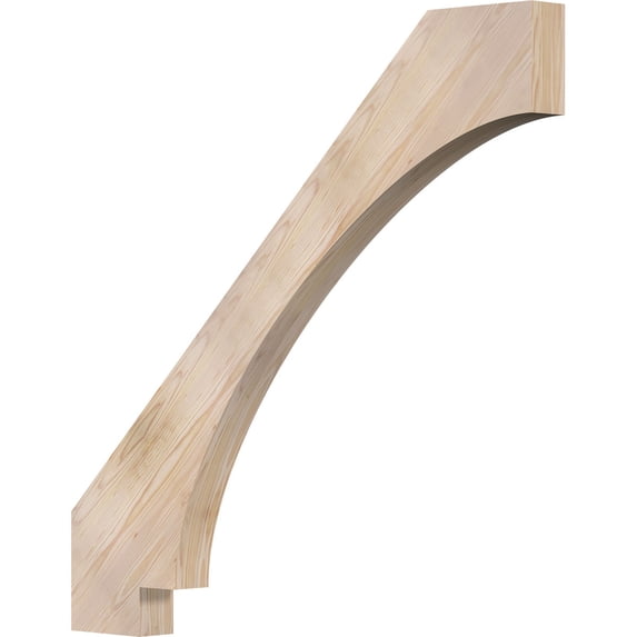 3 1/2"W x 44"D x 44"H Imperial Smooth Knee Brace, Douglas Fir
