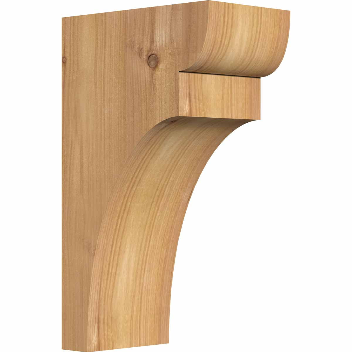 10" Western Red Cedar Smooth Rustic Corbel
