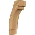 thumbnail image 1 of 3 1/2"W x 6"D x 14"H Merced Smooth Knee Brace, Western Red Cedar, 1 of 4