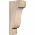 thumbnail image 1 of 3 1/2"W x 6"D x 14"H Newport Smooth Corbel, Douglas Fir, 1 of 9